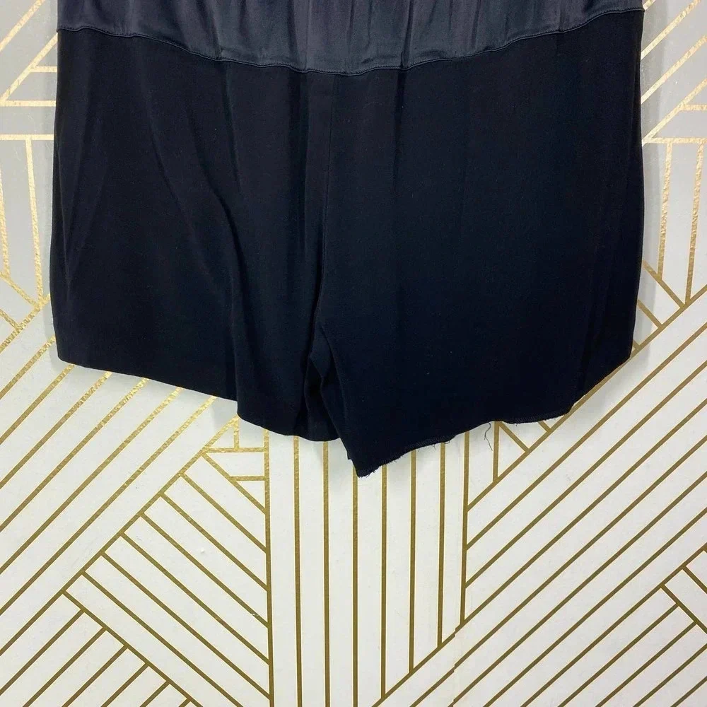 Vince Lace Up Silky Drawstring‎ Shorts Black